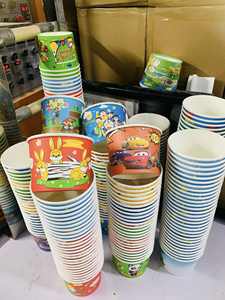 Gobelets à crème glacée jetables à double paroi en papier enduit biodégradable, prix d'usine, personnalisables avec logo pour la crème glacée - Product Image 3