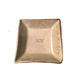 ถาดเสิร์ฟทองเหลืองโบราณพร้อมดีไซน์วินเทจหรูหราสำหรับรับประทานอาหารที่บ้านโลหะคุณภาพสูง - Product Image 5