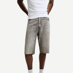 2025 Shorts Shorts en coton lourd Hommes Streetwear Hommes Denim Shorts - Product Image 4
