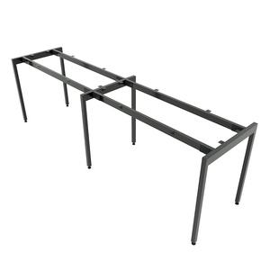 Table compacte 240x60cm pour 2 personnes, design minimaliste, en contreplaqué avec revêtement mélaminé, pieds élégants HBSL013 - Product Image 5