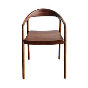 Chaise de salle à manger en teck massif durable avec un design minimaliste moderne pour salles à manger, hôtels et restaurants - Product Image 1