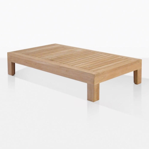Mesa de centro de madera maciza de teca para sala de estar Diseño moderno de Sadewa Muebles minimalistas para el hogar - Product Image 3