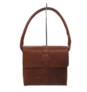 Sac à bandoulière en cuir de chèvre véritable de haute qualité personnalisable personnalisé durable unisexe petit sac à main spécieux - Product Image 1