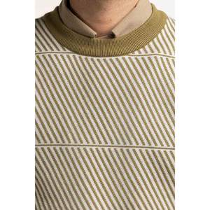 Pull à col rond pour homme 100% coton, respirant, motif imprimé, logo, lettres, manches courtes - MN-SWT-WS24-035 - Product Image 4