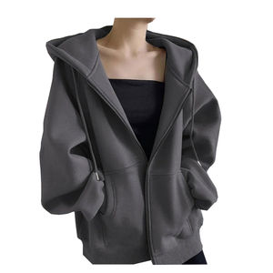 Sudaderas con Capucha Extra Grandes con Cierre, 100% Algodón, Transpirables, Ecológicas, con Logotipo Impreso en la Parte Delantera, para Hombre, Venta al Por Mayor, OEM, Personalizadas - Product Image 6