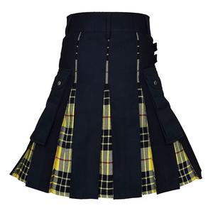 Kilt Moderno Utilitario para Hombre Negro de Buena Calidad, Servicio OEM ODM, con Tela Personalizada, Logotipo Personalizado y Color Personalizado - Product Image 1