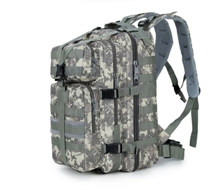 <b>Waterproof</b> Anti-Theft Tactical <b>Backpack</b> with Zipper Closure Outdoor Camping Hiking Travel Laptop Bag for Unisex - Product Image 2