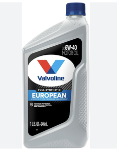 VAL EURO FULL SYN 5W-40 6 PACK 1 QUART VV966 - Product Image 1