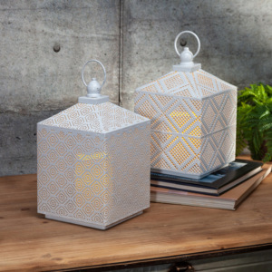 Portavelas Marroquíes Cuadrados Únicos y Novedosos de 2025 para Decoración del Hogar, de Mesa y de Suelo - Product Image 1