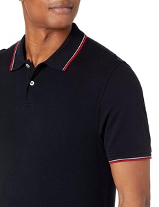 เสื้อเชิ้ตผ้าฝ้าย100% สำหรับผู้ชายผ้าถักแบบลำลองพิมพ์ลายซับลิเมชัน12สีพิมพ์โลโก้ OEM แบบเรียบๆ - Product Image 3