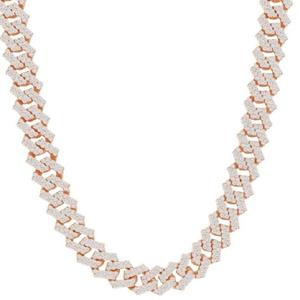 Luxury High Shine <b>VVS</b> Cuban <b>Chain</b> 16mm 20mm Iced Links Durable Statement Piece Diamond Jewelry Findings Components 925 Silver - Product Image 3