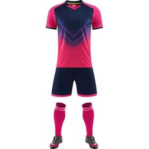 Uniforme de Fútbol Transpirable y Suave, Conjunto de Uniforme de Entrenamiento de Manga Corta, Impresión Personalizable, Número Disponible, Compra al por Mayor - Product Image 3