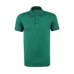 Polos pour hommes %95 coton %5 lycra 180 GSM couleur verte - Product Image 1