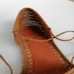 Vente en gros de pantoufles et sandales marocaines faites à la main en raphia, chaussures tissées écologiques pour femmes et hommes, commande en gros, fournisseur direct - Product Image 2