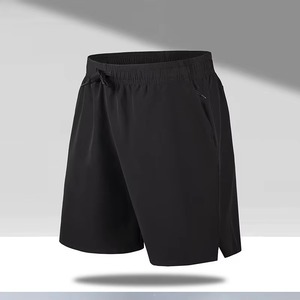 Vente en gros de shorts de fitness extensibles à séchage rapide pour l'été shorts de plage pour hommes shorts de couleur unie vêtements de sport - Product Image 1