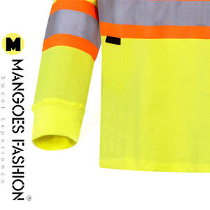 T-shirt de travail réfléchissant haute visibilité Polo haute visibilité pour la sécurité en plein air Meilleures ventes sur les vêtements de sécurité haute visibilité - Product Image 6