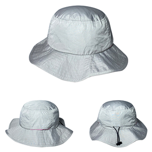 Chapeau Bob de Golf Personnalisé OMD à Rayures Argyle pour Hommes et Femmes, Protection Solaire Estivale, Broderie Feuille Dessin Animé, Polyester/Coton Velours - Product Image 4
