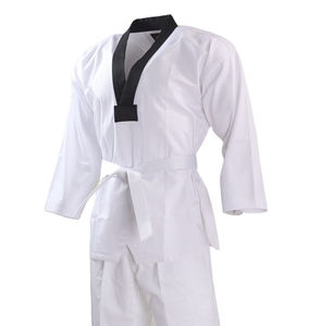Unisex WKF fábrica al por mayor tradicional Taekwondo Gi traje Premium alta calidad duradero para entrenamiento de artes marciales - Product Image 2