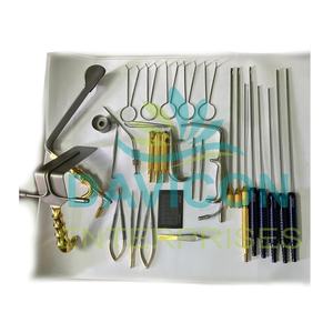 Juego de instrumentos de cirugía plástica personalizados manuales de acero inoxidable (juego de 30 piezas) Cánulas de tamaño personalizado con certificación CE - Product Image 1