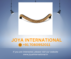 Bandeau sourcils or et noir de haute qualité Horse Brow Band éphémère - Product Image 2