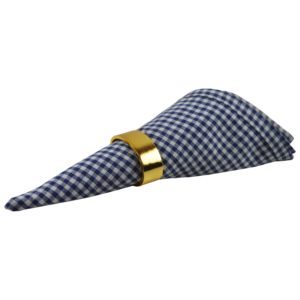 Porte-serviettes en métal écologique, doré et brillant, ronds de serviette de table pour taille personnalisée, bon marché avec vente - Product Image 2