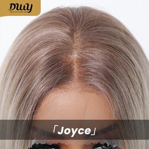 Clearance Sale on Joyce-DWY 136 Glueless Synthetic <b>Wig</b> Long Golden Gradient Straight with Transparent Lace Front Free Part - Product Image 2