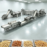 Ligne de traitement automatique des cacahuètes pour la production de snacks de cacahuètes grillées