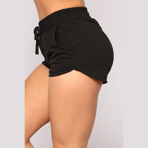 Pantalones cortos sexis de verano informales con logotipo personalizado para mujer Pantalones cortos deportivos informales de verano para mujer Unisex - Product Image 3