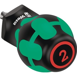 Tournevis WERA 350 PH avec lame ronde de 25 mm et poignée à 2 composants, taille PH 2 - Product Image 3