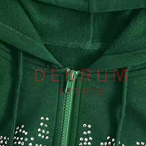Sudadera con Capucha Premium para Hombre, Manga Larga, con Pedrería, Diseño Personalizable, Tejido Invernal, Sólido, Transpirable - Product Image 4