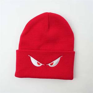 Gorro de punto con parche de cuero personalizado, gorro de invierno suave con lazos, patrón de camuflaje, gorro con puños de alta calidad, novedad - Product Image 6