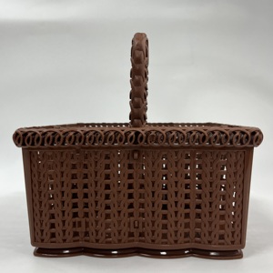 Cesta de almacenamiento de plástico PP moldeada por inyección con compartimentos Suministro a granel personalizado al por mayor para uso en la cocina - Product Image 4