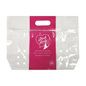 Bolsa de embalaje de alimentos congelados para frutas y verduras con cremallera de plástico transparente personalizada plátano cereza manzana uva - Product Image 1
