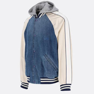Chaquetas vaqueras profesionales más vendidas para hombre Chaqueta vaquera de alta calidad con estampado de logotipo personalizado informal de temporada de invierno para hombre - Product Image 2