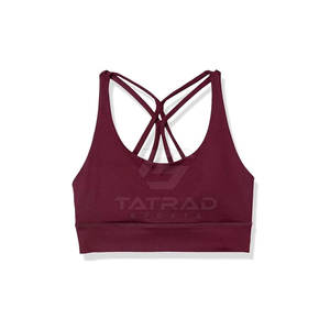 Sujetador Deportivo Cómodo para Mujer, Disponible en Existencia, Nuevo Diseño, Transpirable, de Secado Rápido, con Logotipo Frontal, Soporte Ligero - Product Image 4