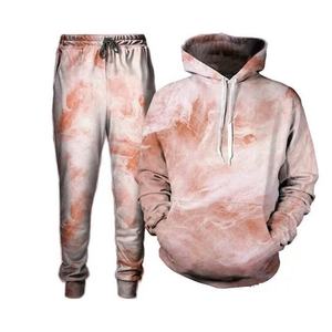 Design Your Own Winter Sublimation Fleece Track Suits Custom Logo Hoodies and <b>Sweat</b> Pants Jogger Set Unisex - Product Image 1