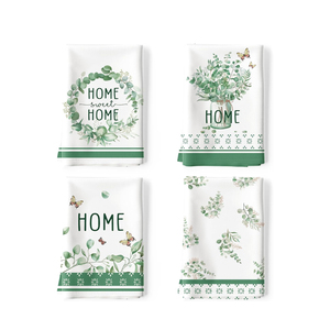 Serviette de cuisine personnalisée de haute qualité couleur naturelle 100% tissu pur coton fabricant indien - Product Image 3