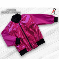 Veste bomber pour femme de haute qualité, respirante, matelassée, à fermeture éclair, à sequins, col rond, manches longues, doublure en soie, col mandarin, coupe-vent