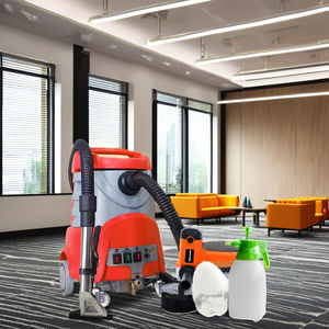 Máquina Eléctrica Manual para Limpieza de Sofás y Tapicería con Agua Caliente para Uso Profesional con Juego de Rociador y Cepillo - Product Image 1