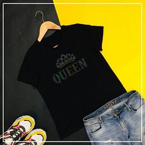 เสื้อยืดผ้าฝ้าย100% โอเวอร์ไซส์สำหรับผู้ชายเสื้อยืดพิมพ์ลายหน้าจอแบบกำหนดเองไฟกลางคืนเรืองแสงทันสมัย - Product Image 5