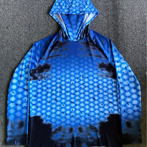 Camisas de manga corta con botones para hombre, ropa de pesca de punto con impresión por sublimación de secado rápido UPF 50 +, personaliza tu propia marca - Product Image 4