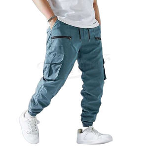 Pantalones Cargo de Hombre de Marca de Moda, Estilo Americano, de Invierno, de Nicho, de Pierna Ancha, Holgados, Versátiles, de Pana Media con Cordón Ajustable - Product Image 6