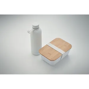 Sustainable Emerald <b>Lunch</b> Box Gift <b>Set</b> Eco-Friendly Merchandising Option - Product Image 1
