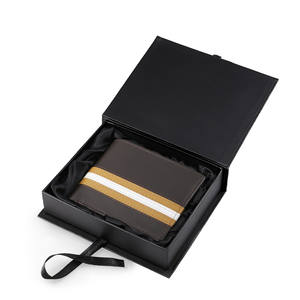 Portefeuille Homme de Luxe Haute Qualité en Cuir Véritable Marron Foncé, Pliant, avec Broderie Logo Personnalisé, Multifonctionnel, Anti-RFID, Grande Capacité - Product Image 5