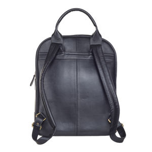 Sac à dos pour ordinateur portable en cuir, sac d'affaires, sac d'école, sac de voyage, léger, multifonctionnel, facile à transporter, grand rangement, design italien - Product Image 2