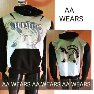 เสื้อฮู้ดผ้าฝ้ายแขนยาวของผู้ชายเสื้อมีฮู้ดสำหรับฤดูหนาวโลโก้ออกแบบได้ตามต้องการ - Product Image 2