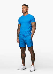 2025 pantalones cortos transpirables para hombre, conjunto corto para correr, Conjunto de camiseta de playa, conjunto doble, camiseta de 2 piezas, manga corta - Product Image 3