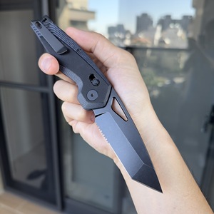 Apariencia de tiburón Cuchillo de caza al aire libre EDC personalizado Cuchillo de bolsillo plegable - Product Image 3