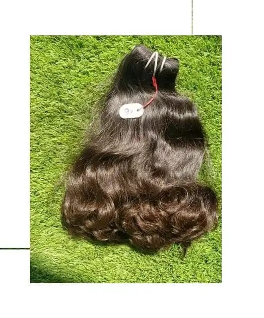 Natural straight virgin raw indian temple hair bundle double weft best quality raw indian hair weave 32 inch