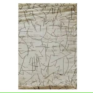 Alfombra de lana viscosa de diseño clásico de lujo hecha a mano, alfombra antideslizante personalizada con bucle para sala de estar, mesa de centro, mesa de comedor - Product Image 1